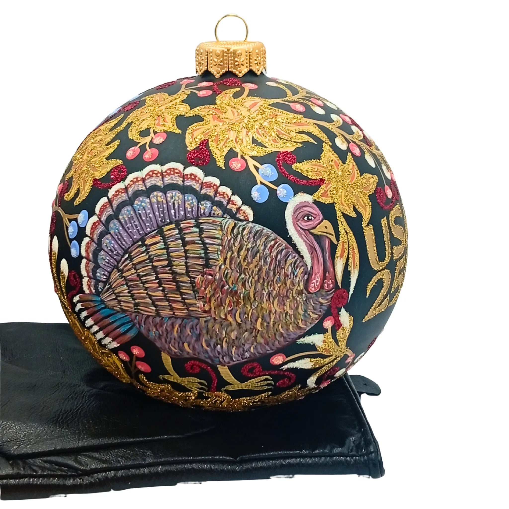 USA 250  Limited Edition Hand-Blown Glass Christmas Ornament