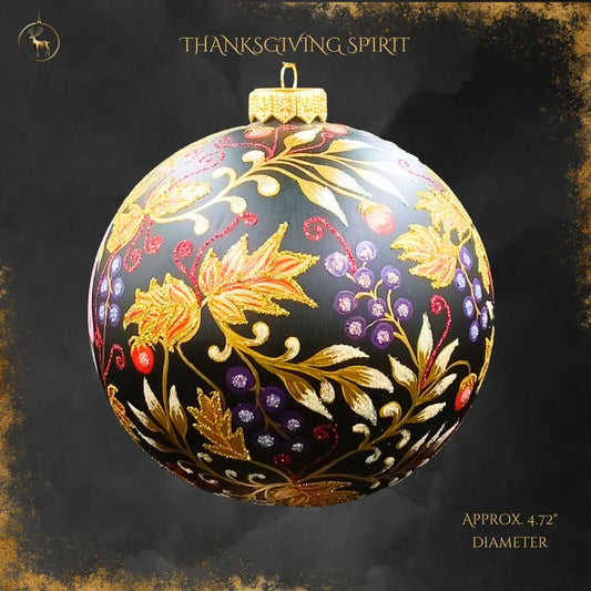 Thanksgiving Spirit ornament - turkey portrait main view