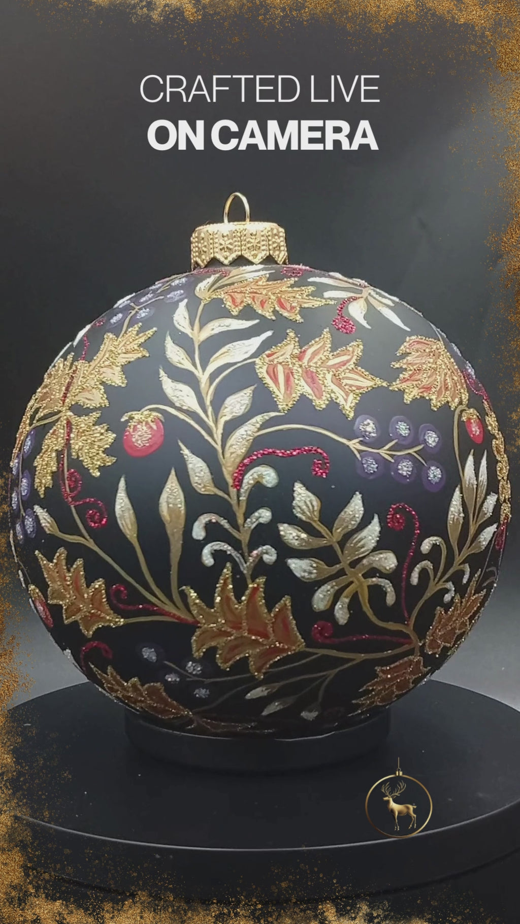 Hand-Painted Thanksgiving Ornament – Turkey “Harvest of Gratitude”