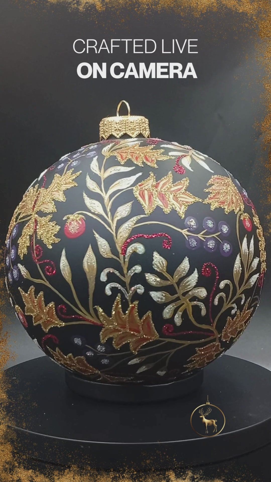Hand-Painted Thanksgiving Ornament – Turkey “Harvest of Gratitude”
